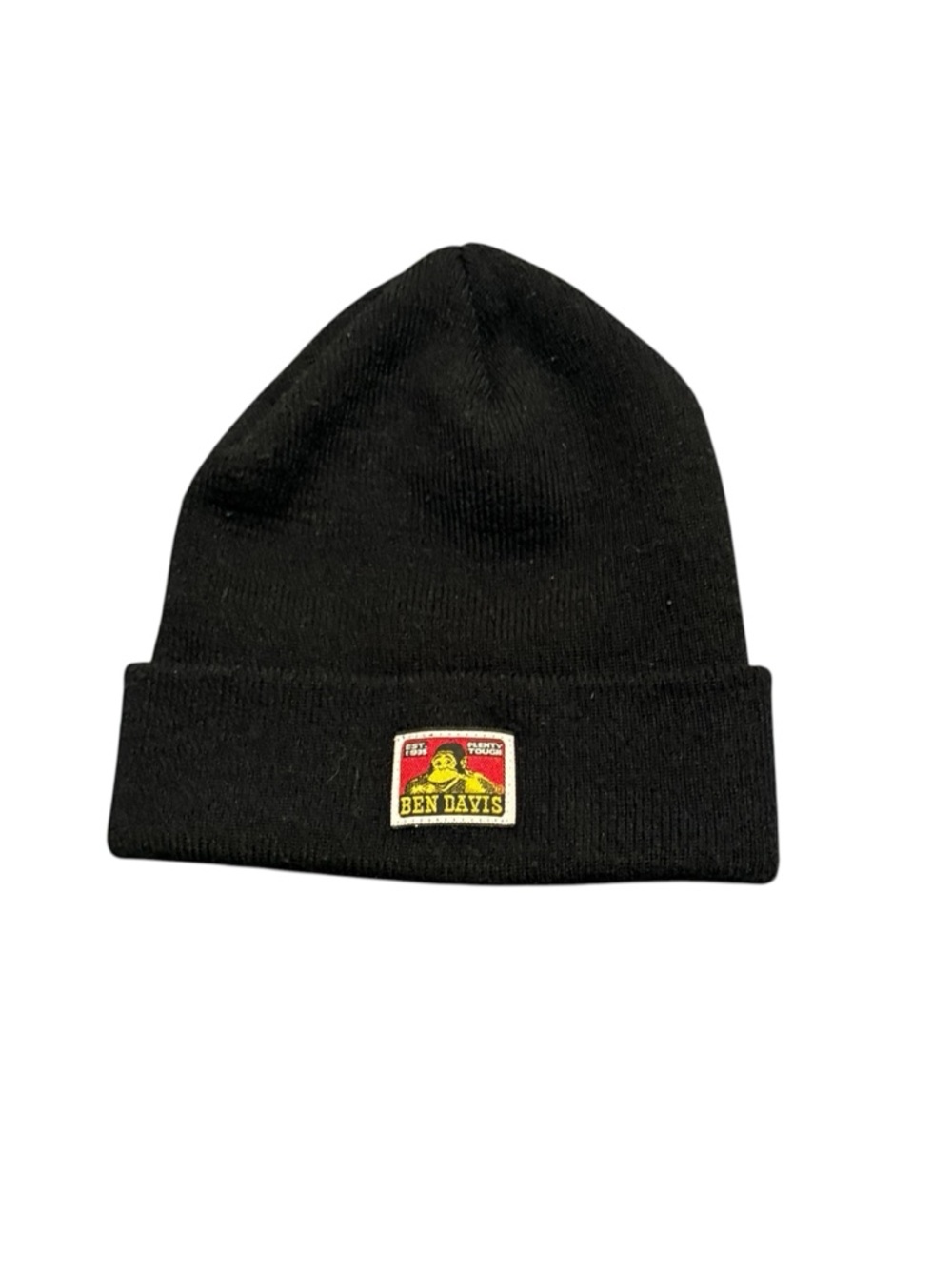 Ben Davis Beanie Black 100% Acrylic Made in Korea